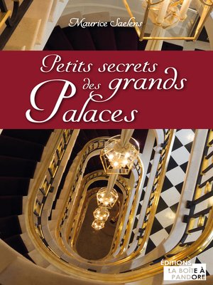 cover image of Petits secrets des grands palaces
